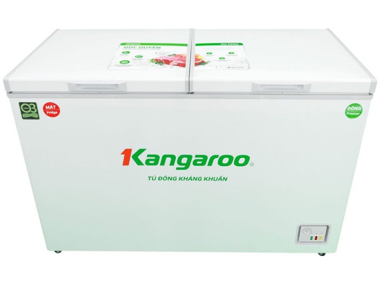 Tủ đông Kangaroo KG327C2N thiết kế 327 lít