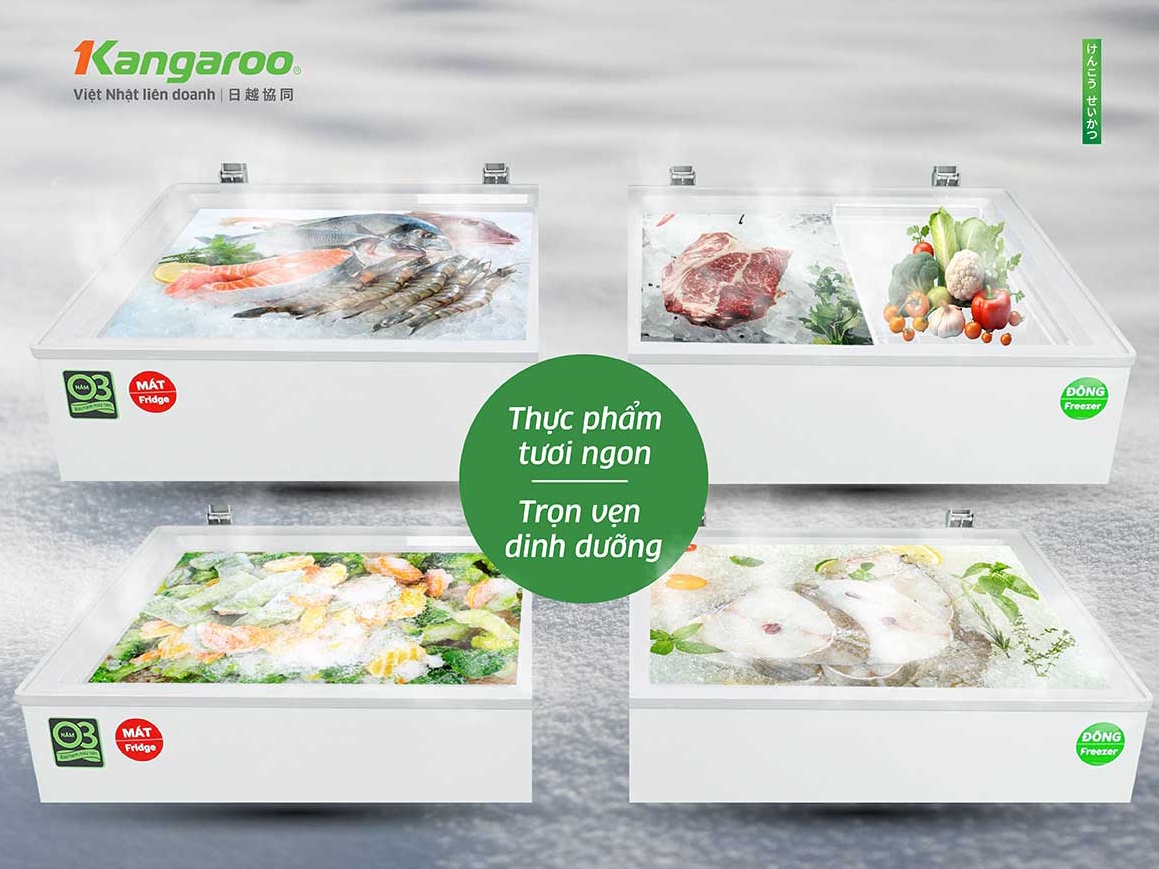 Tủ đông Kangaroo KG327C2N tiện ích