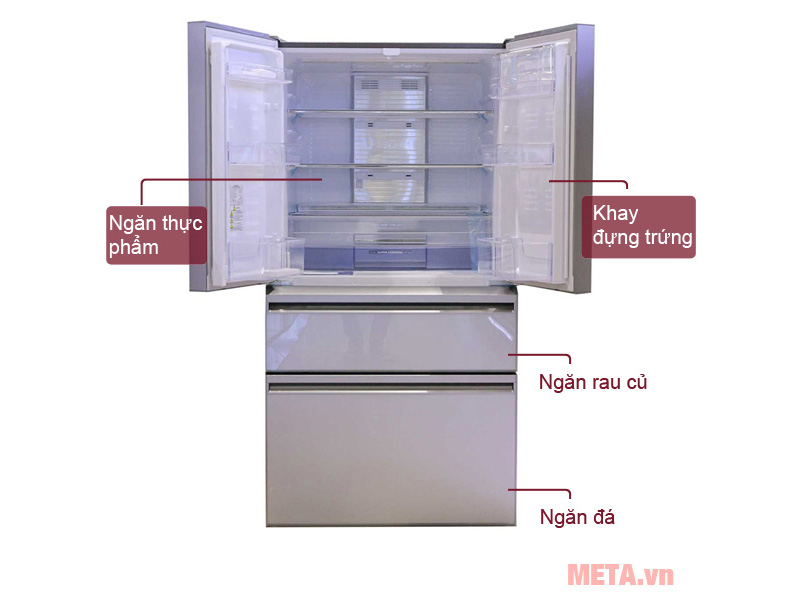 Tủ lạnh 4 cánh Mitsubishi MR-LX68EM-GSL-V (564 lít) - Đặc điểm nổi bật của tủ lạnh 4 cánh Mitsubishi MR-LX68EM-GSL-V