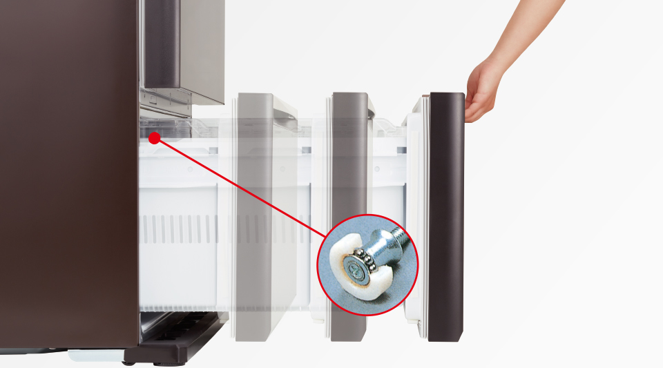 Tủ lạnh 4 cánh Mitsubishi MR-LX68EM-GSL-V (564 lít) - Hệ thống làm lạnh đa chiều, làm lạnh nhanh và đồng đều