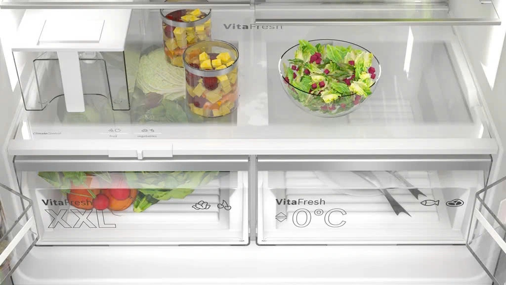 Tủ lạnh 4 cánh kiểu Pháp Bosch KFI96AXEA Serie 6 - 574 lít - Tiện ích bổ sung và hiệu quả năng lượng