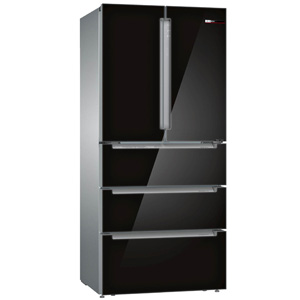 Tủ lạnh Bosch KFN86AA76J Series 6 - Thiết kế tinh tế, sang trọng với mặt kính đen