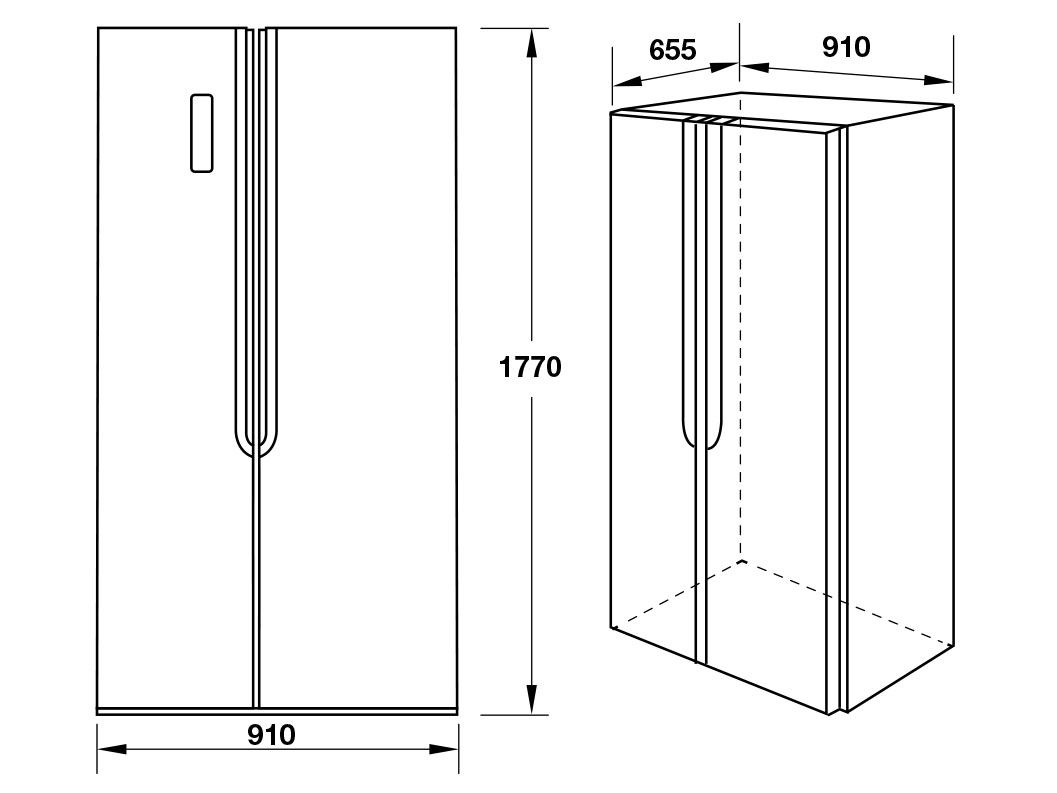 Tủ lạnh side by side Hafele HF-SB5321FB (534.14.021) 562 lít - Ưu điểm nổi bật của tủ lạnh side by side Hafele HF-SB5321FB (534.14.021)