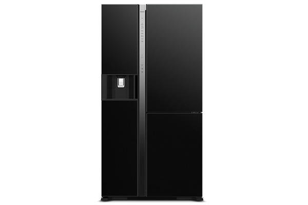 Tủ lạnh Hitachi Inverter 569 lít R-MX800GVGV0(GBK) 3 cánh, kính đen