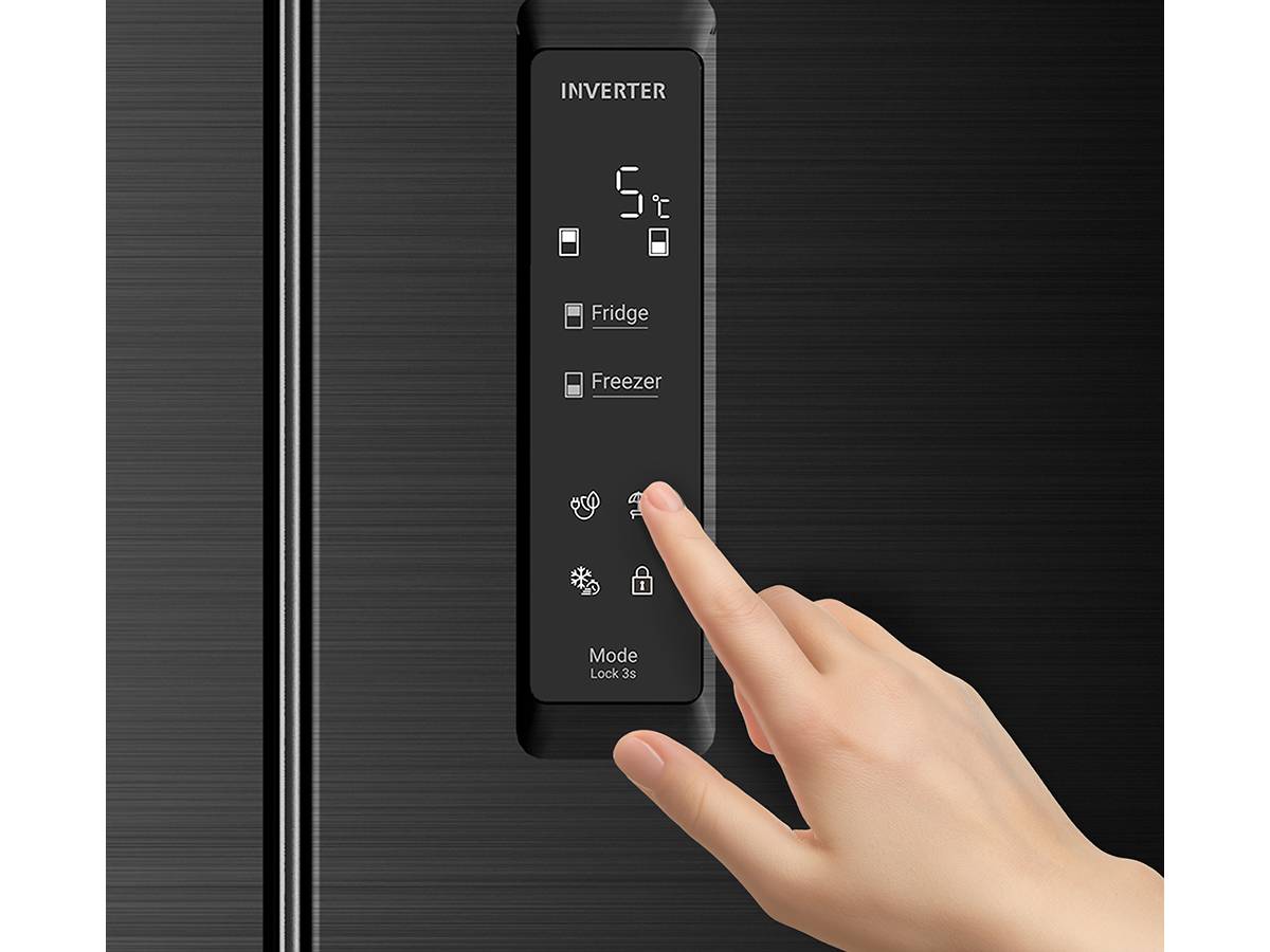 Tủ lạnh Hitachi Inverter 4 cánh 422 lít HR4N7462DSDXVN - Máy nén Inverter tiết kiệm điện, vận hành bền bỉ