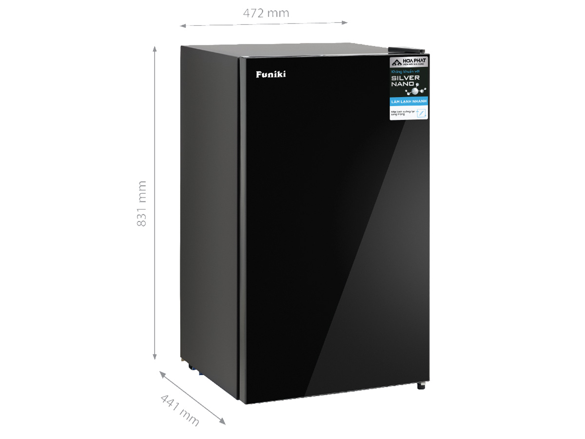 Tủ lạnh mini Funiki cánh kính HR S690GB 90 lít - Đánh giá tính năng của tủ lạnh mini Funiki HR S690GB