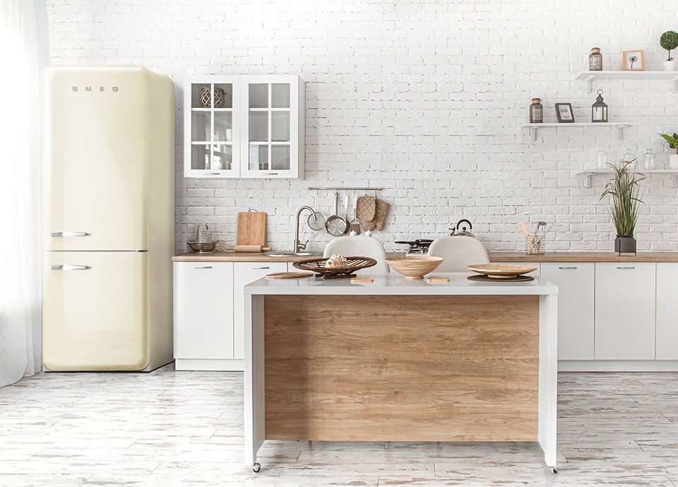 Tủ lạnh Smeg FAB38 - Chi tiết mạ crôm tinh tế mang đậm dấu ấn cao cấp