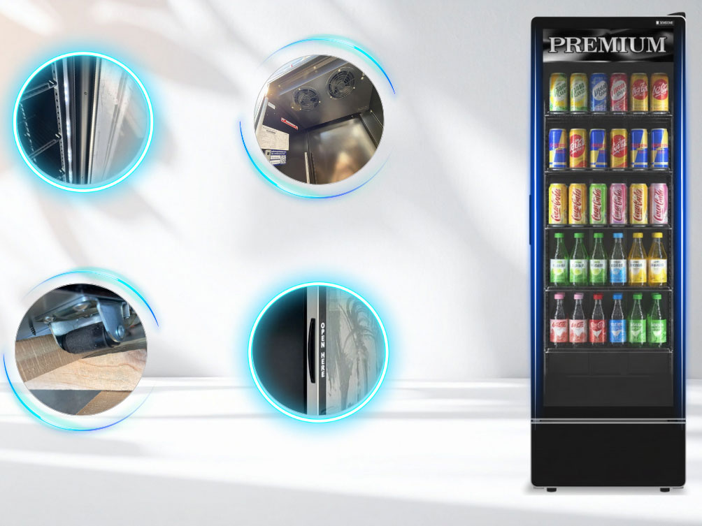 Tủ mát Sanden SPB-0500P tiện ích