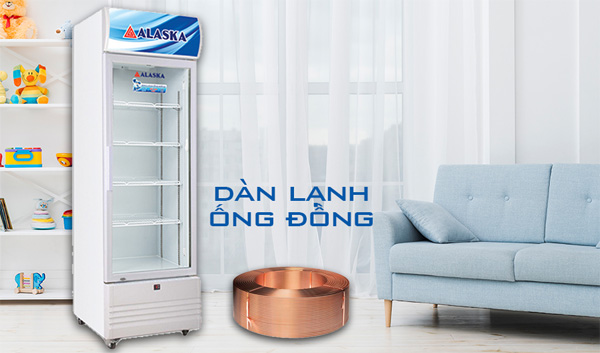 Tủ mát Alaska LC-525C tiện ích