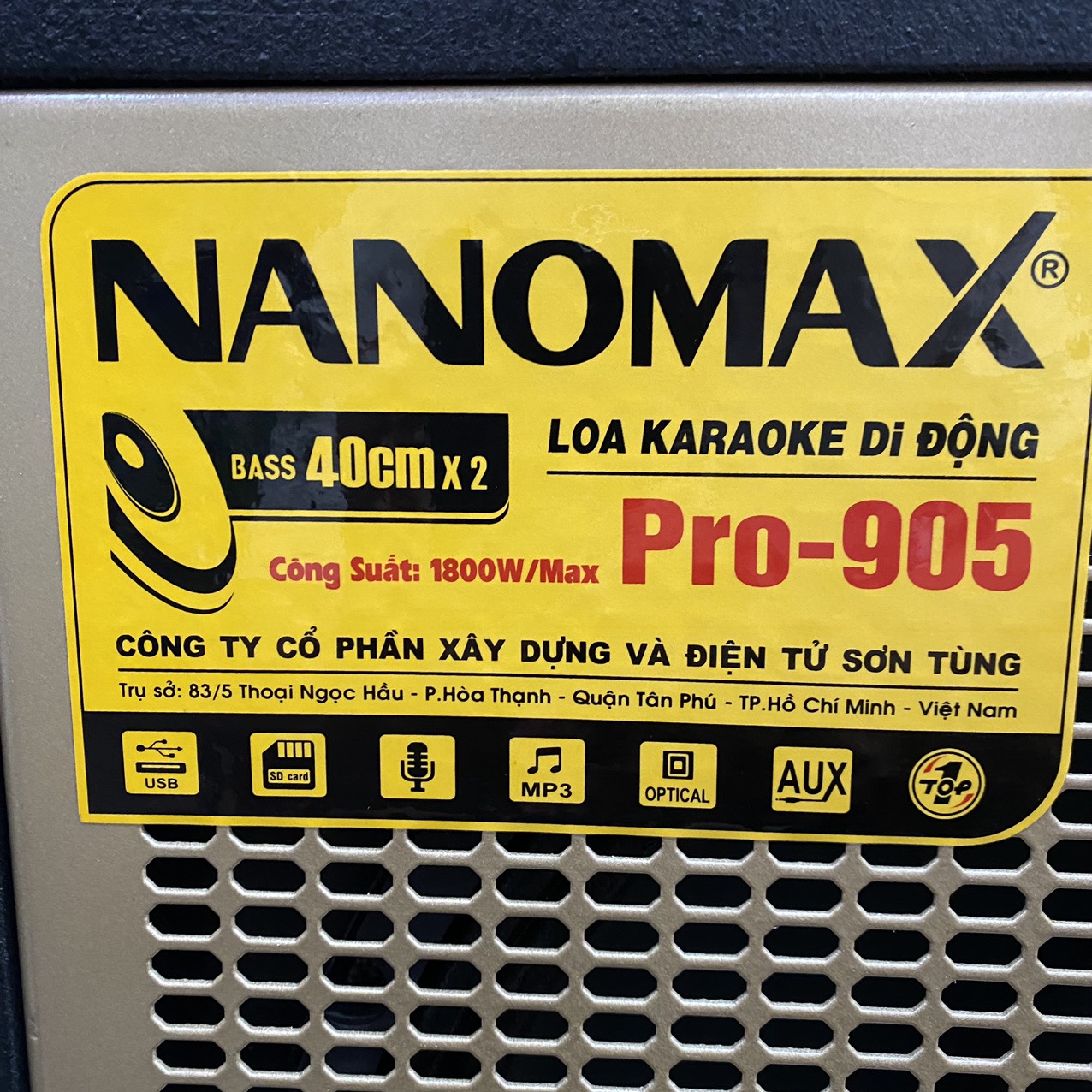 Loa kéo karaoke Nanomax Pro-905 1800W