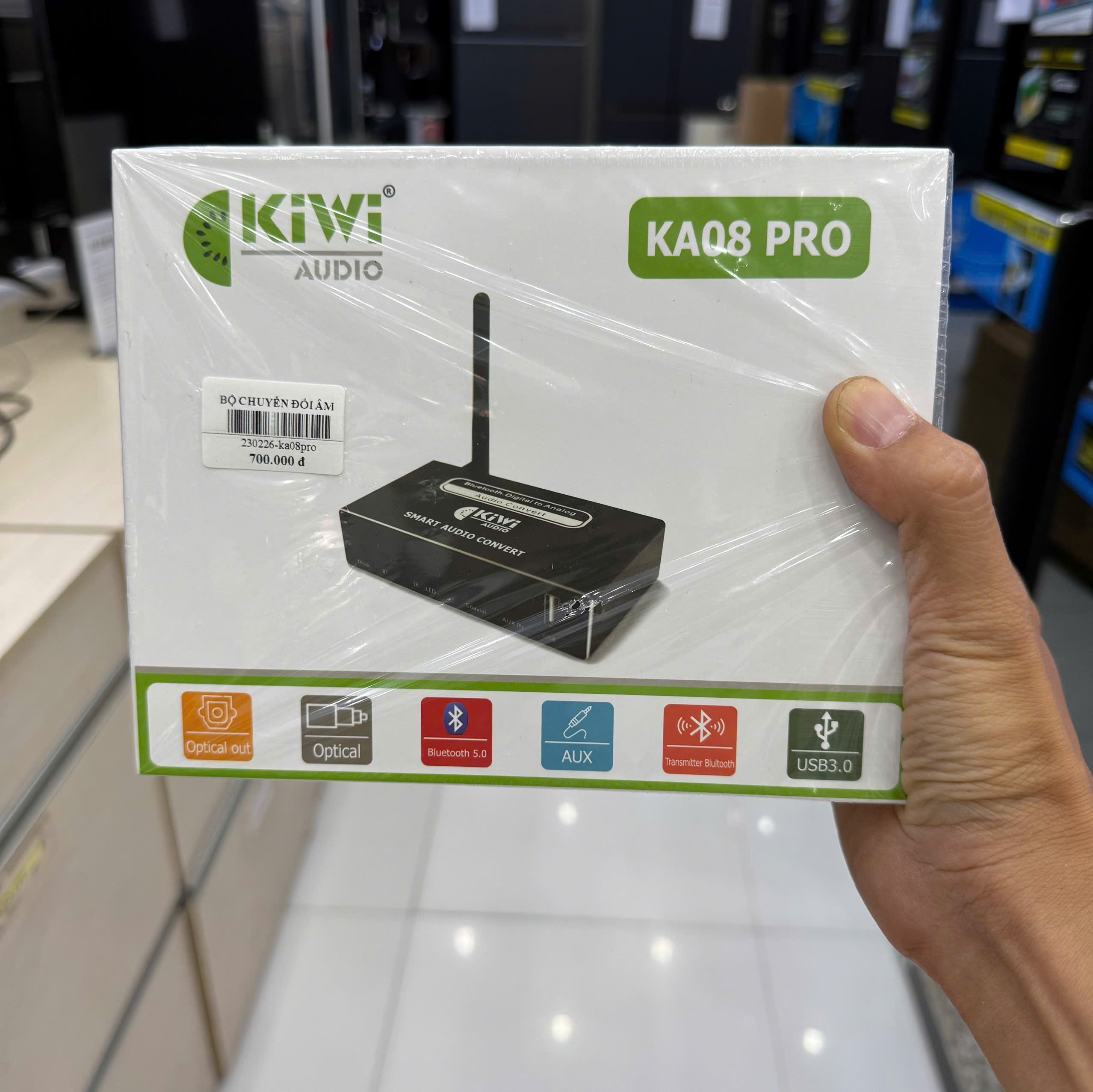 Bộ chuyển đổi âm thanh Kiwi KA08 PRO / Bảo hành 1 năm