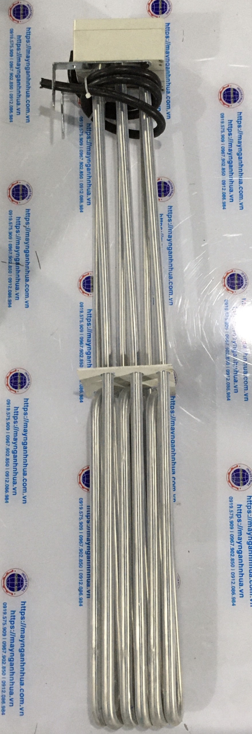 Điện trở teflon phi 14 dài 800x120 điện áp 415V