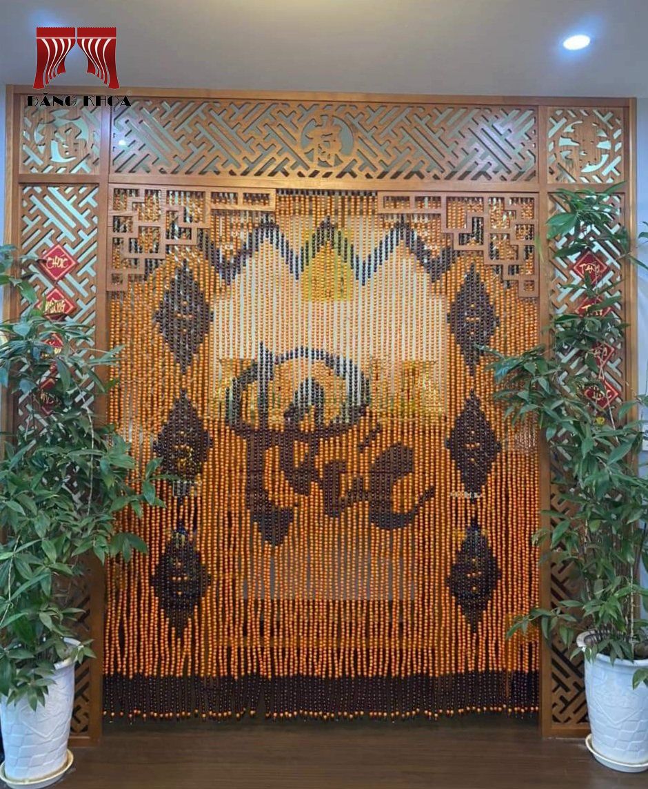Rèm ngăn bàn thờ chữ Phúc