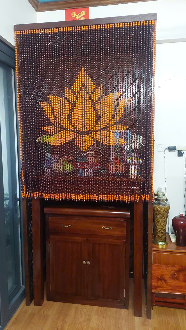 Rèm ngăn bàn thờ chung cư