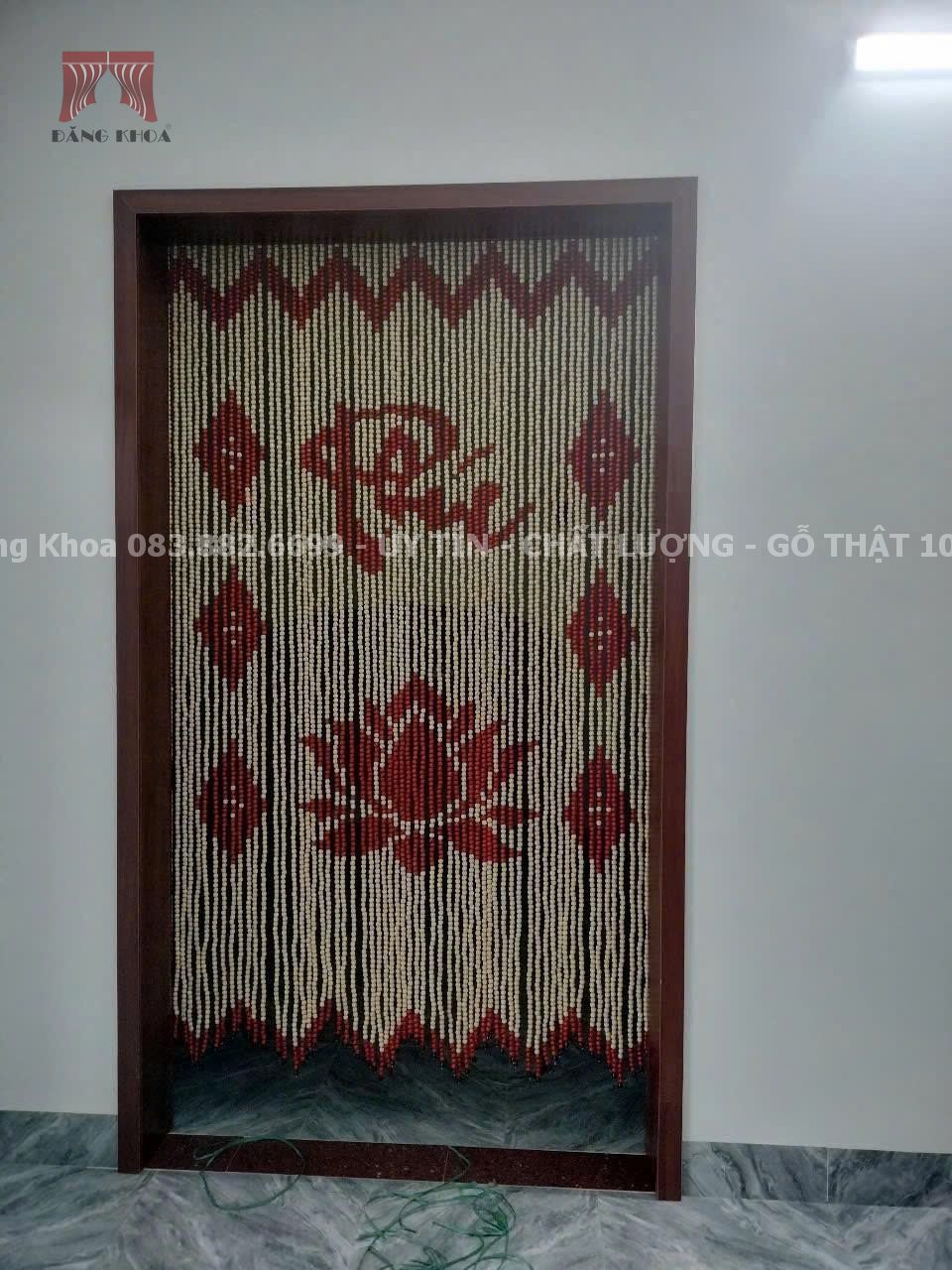 Mành hạt gỗ Phúc Sen