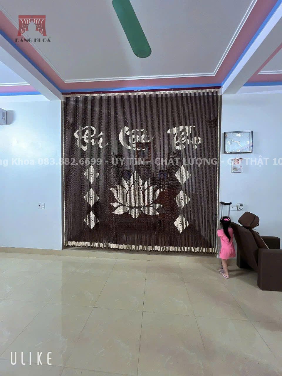 Rèm cửa hạt gỗ PLT Sen