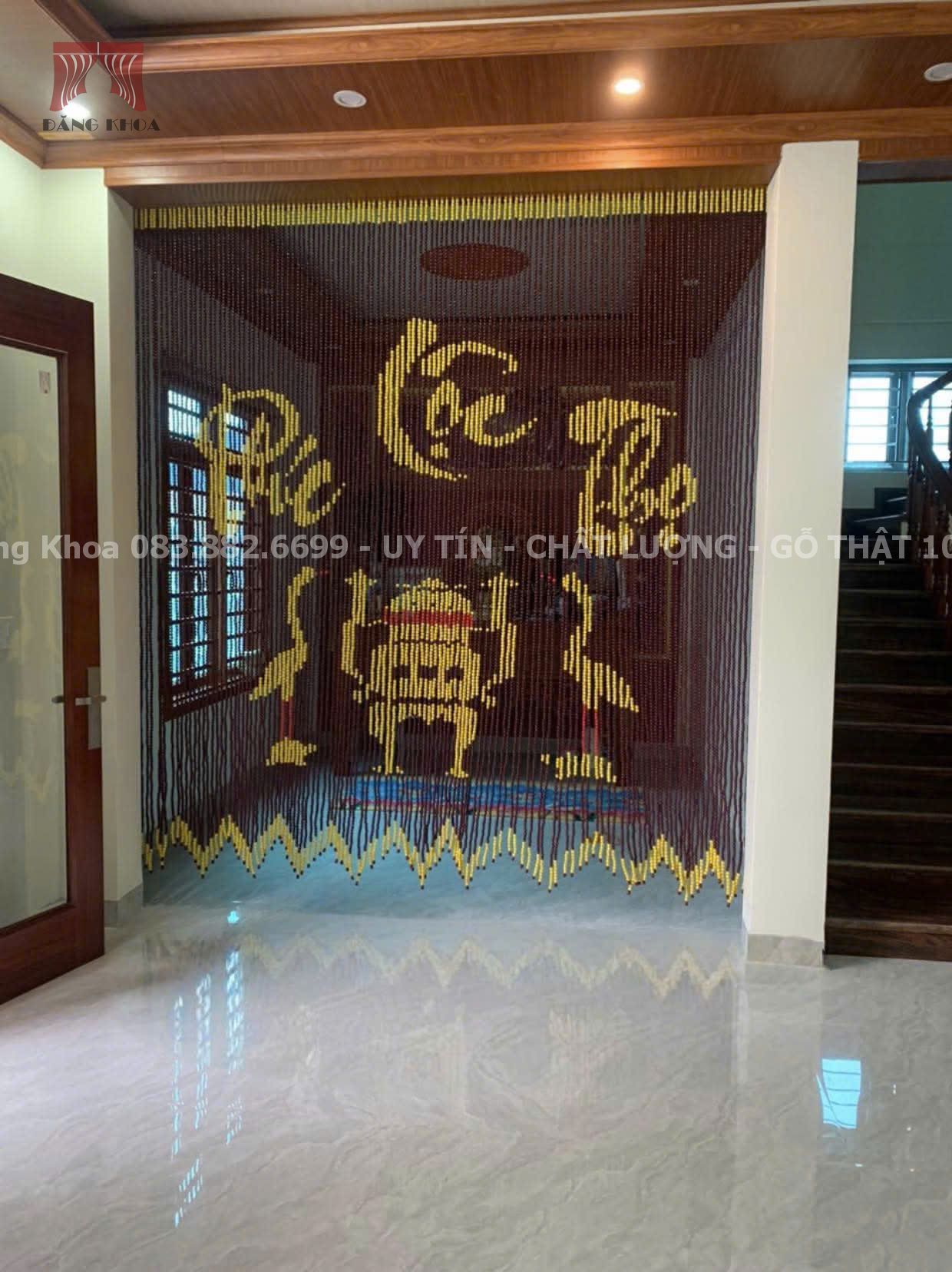 Rèm Phúc Lộc Thọ Đỉnh hạc