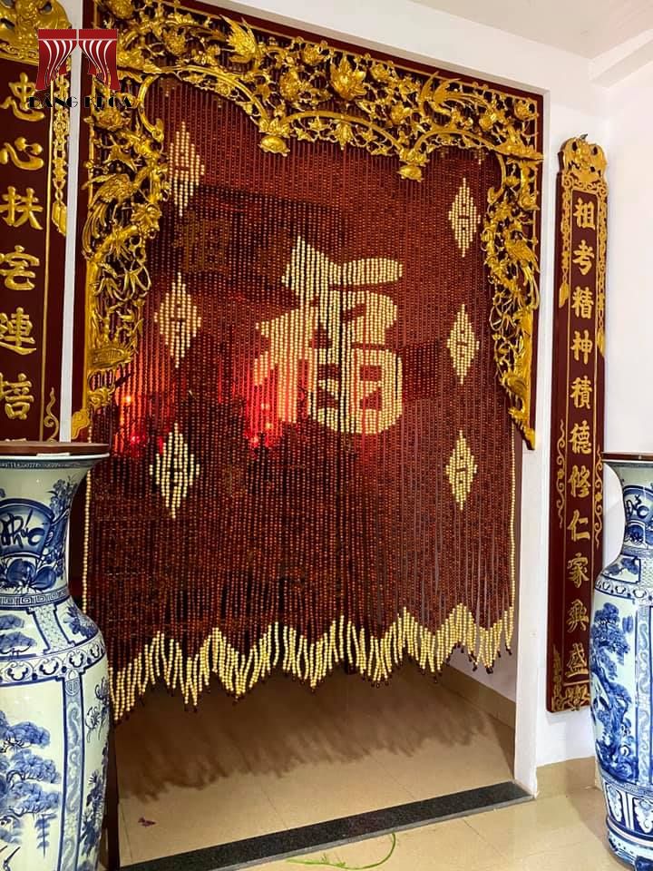 9 Mẫu Rèm Che Bàn Thờ Đẹp Bằng Hạt Gỗ Phong Thuỷ 9 Mẫu Rèm Che Bàn Thờ Đẹp Bằng Hạt Gỗ Phong Thuỷ