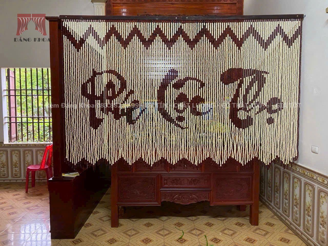 Rèm Phúc Lộc Thọ chữ ngang