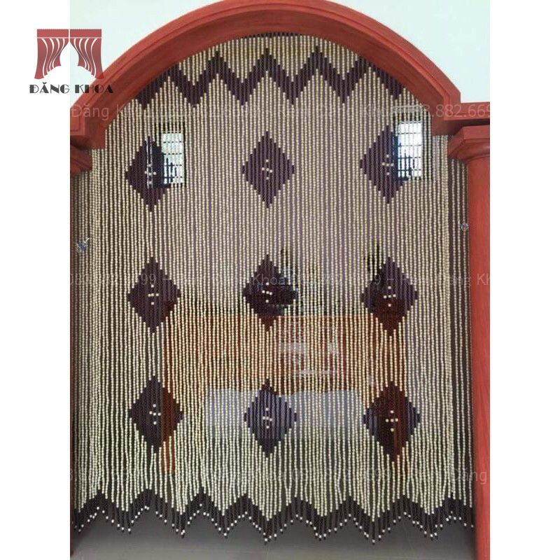 Rèm gỗ 9 quả trám
