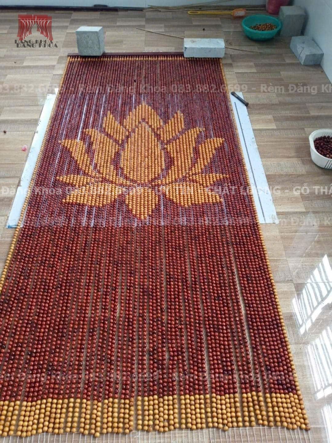 Rèm hạt gỗ cao cấp gỗ Hương