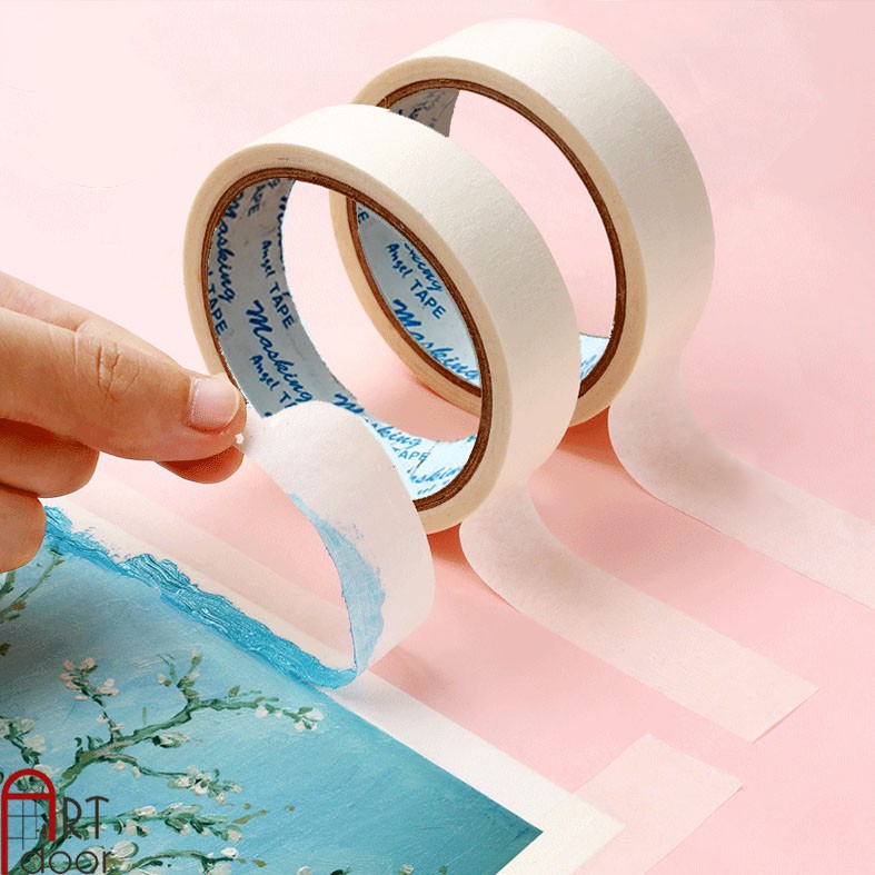 Băng keo giấy VN cố định tranh, chặn màu vẽ