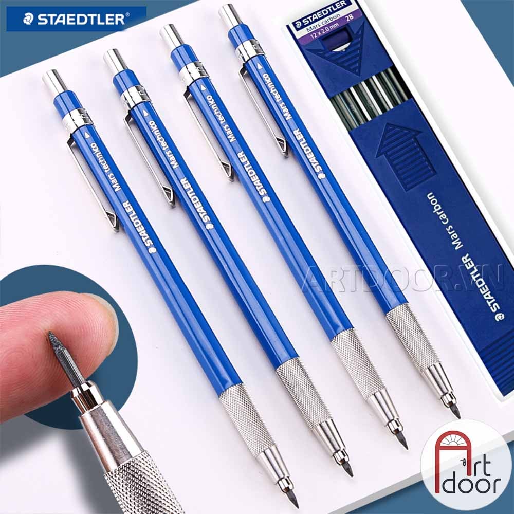 Bút chì kim bấm hoặc Ruột ngòi STAEDTLER Carbon lõi lớn (đầu 2mm)