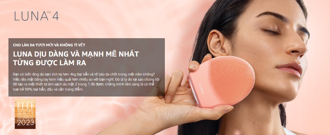 máy rửa mặt foreo luna 4