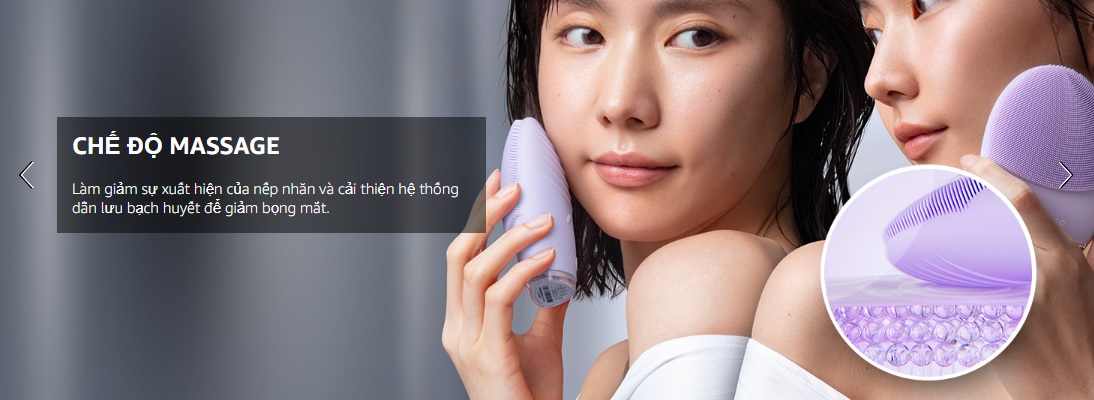 chế độ massage foreo luna 4