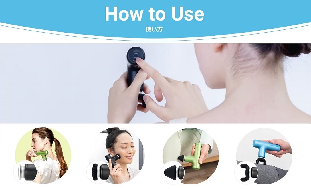 cách dùng súng massage