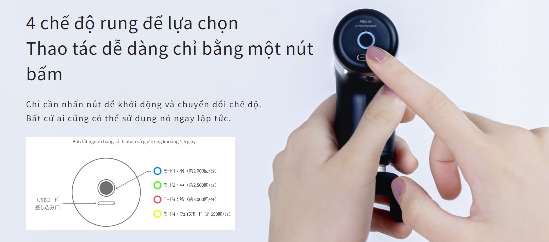 súng massage nhật bản