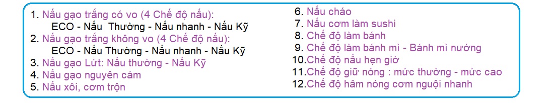 nồi cơm điện cao tần nhật bản