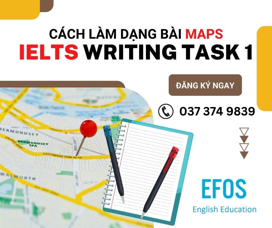 Cách làm dạng bài Map của IELTS Writing Task 1