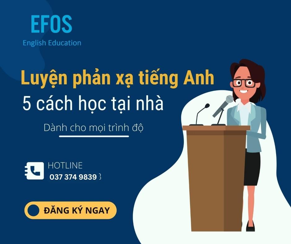 Cách luyện phản xạ tiếng Anh