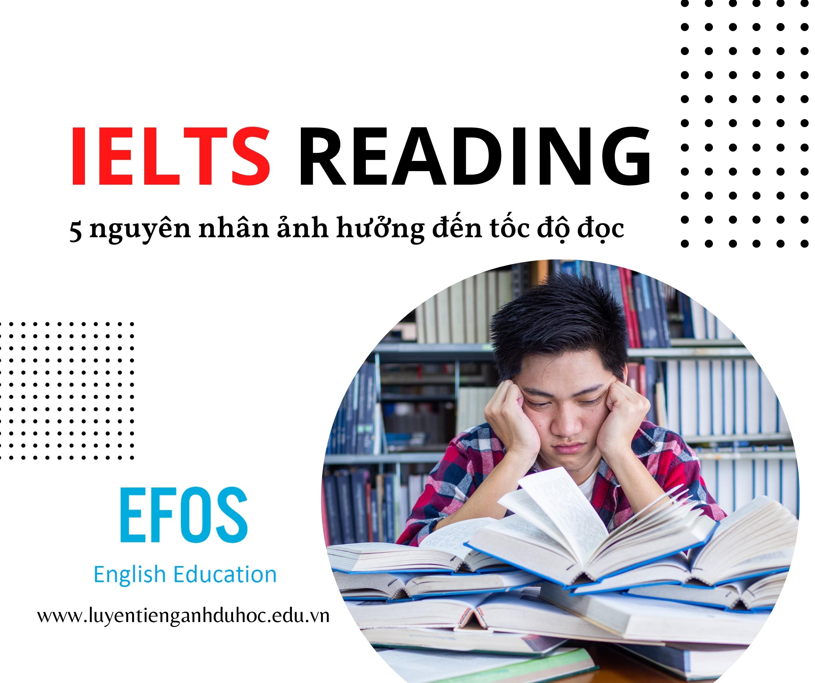 Những nguyên nhân ảnh hưởng đến tốc độ làm bài IELTS Reading