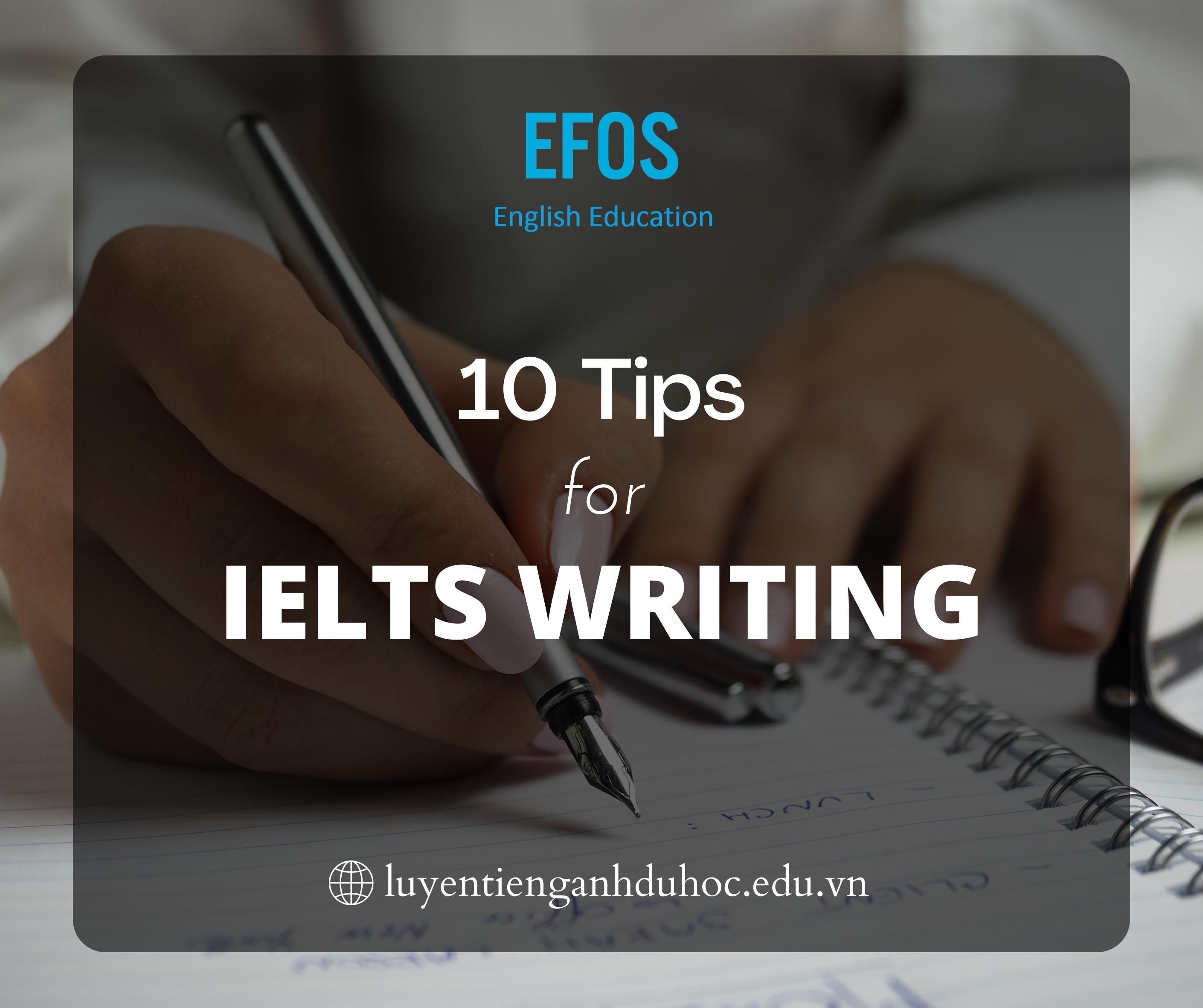 Tips dành cho IELTS WRITING