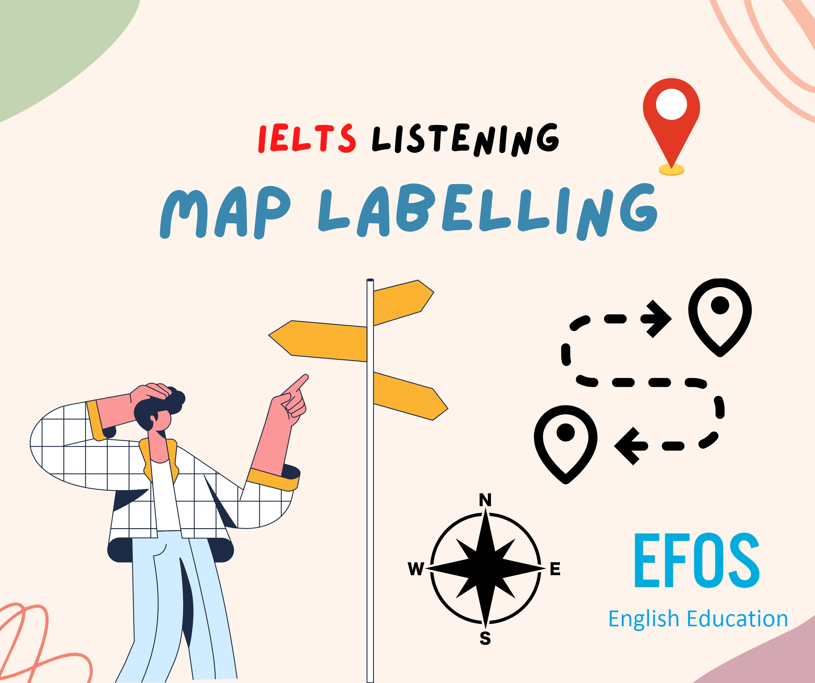 Những tips cần lưu ý khi làm dạng bài Map Labelling trong IELTS LISTENING