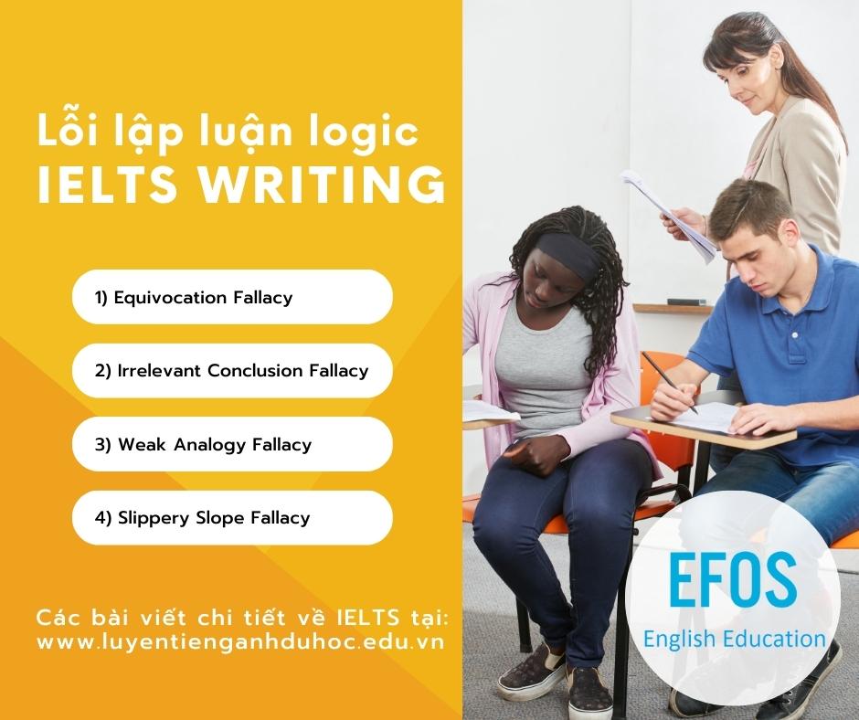 Những lỗi logic thường gặp trong IELTS Writing Task 2 Những lỗi logic thường gặp trong IELTS Writing Task 2