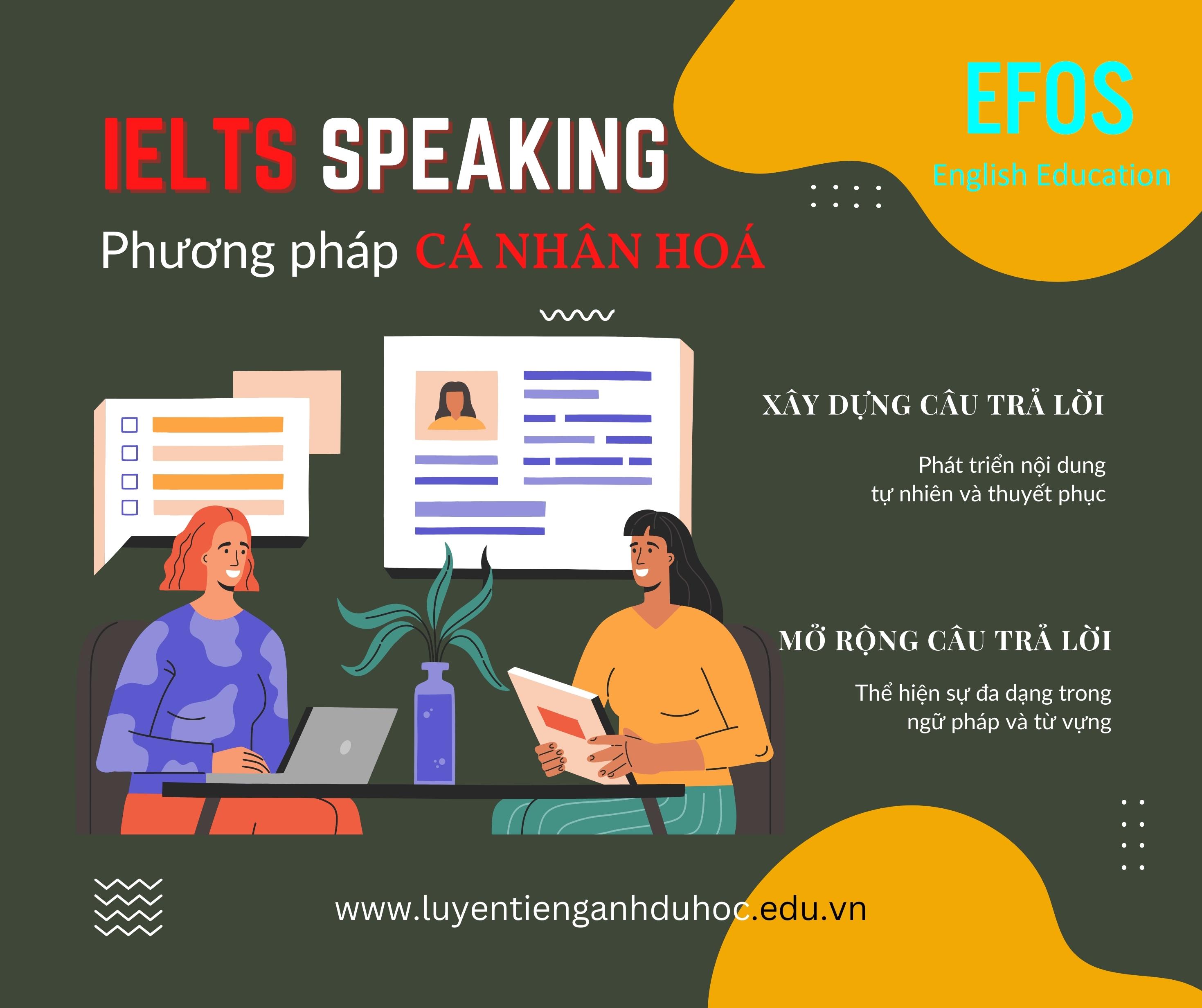 Phương pháp CÁ NHÂN HOÁ trong IELTS Speaking