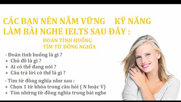 bí quyết thi nghe IELTS