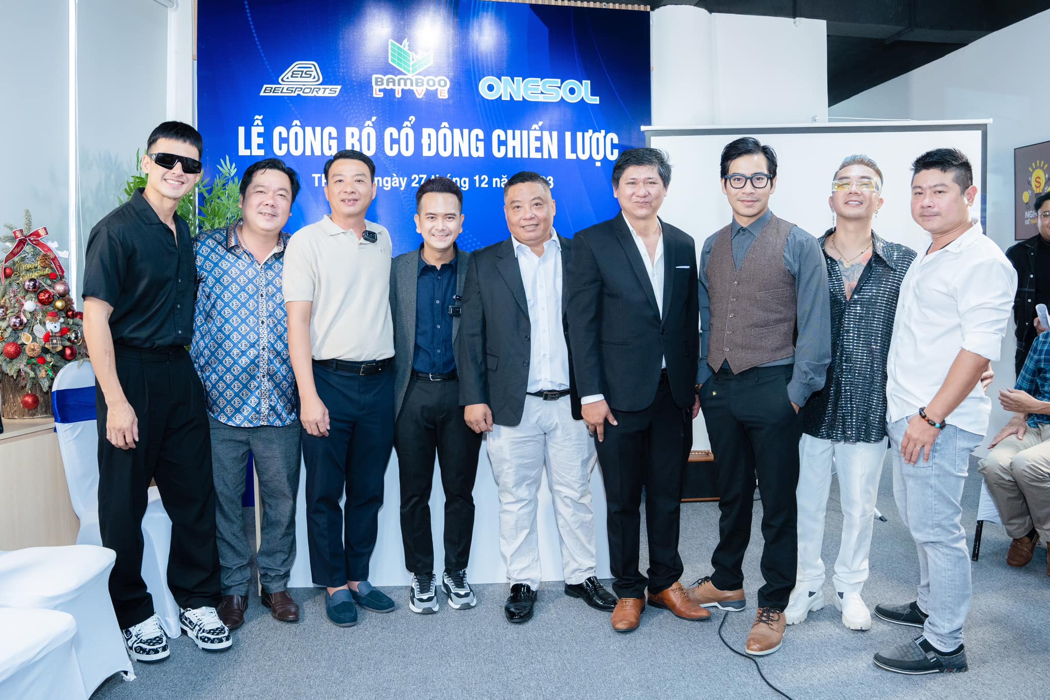 Lễ công bố cổ đông chiến lược - công ty truyền thông Bamboo Live và công ty truyền thông Onesol Media