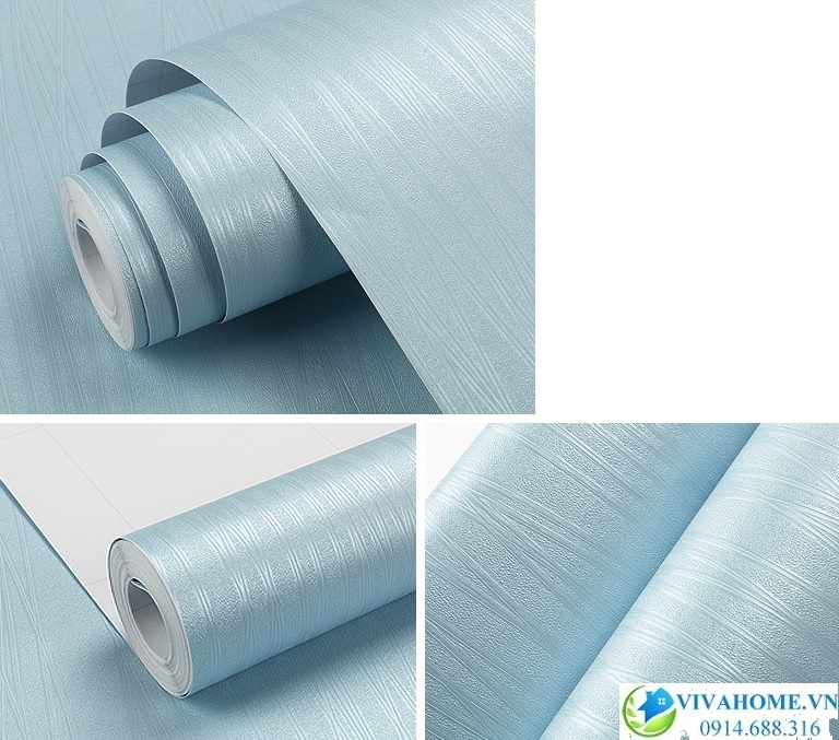 10m giấy dán tường chỉ xanh