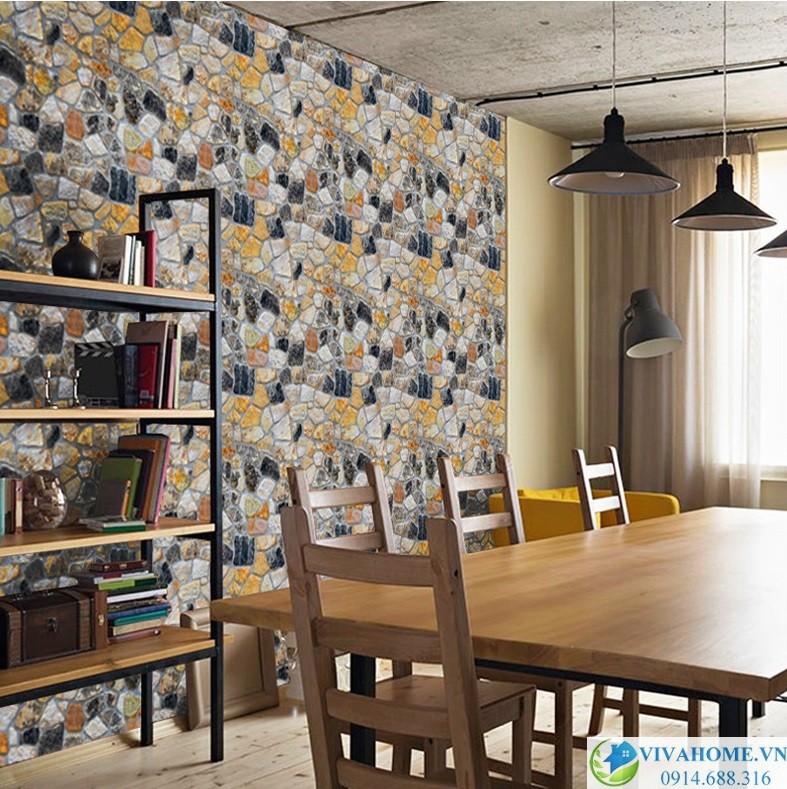 10m Giấy dán tường Sỏi đá