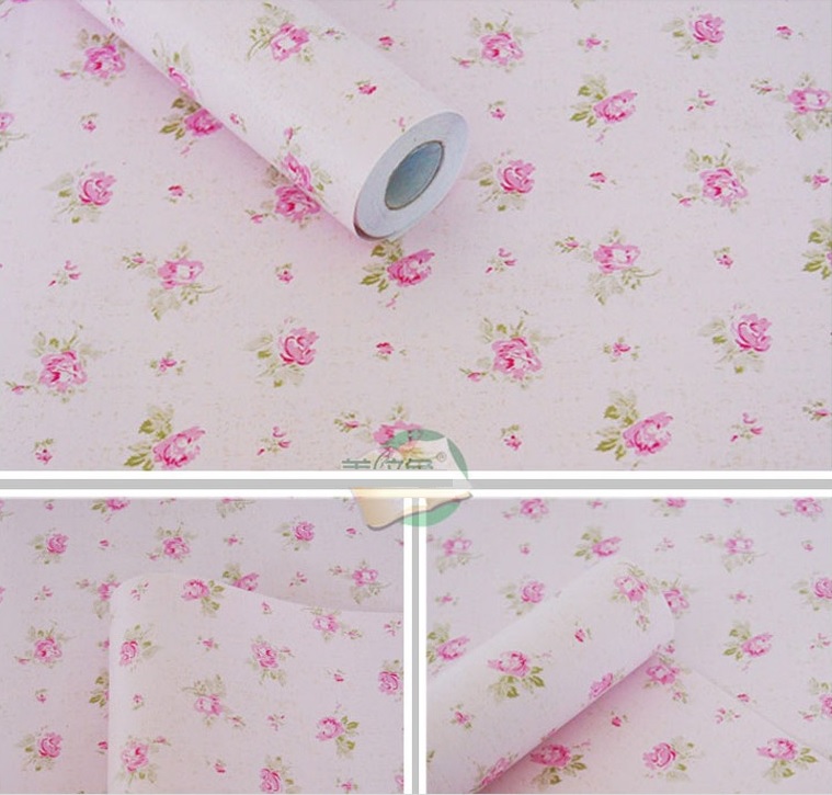 10m Giấy dán tường Hoa Hồng