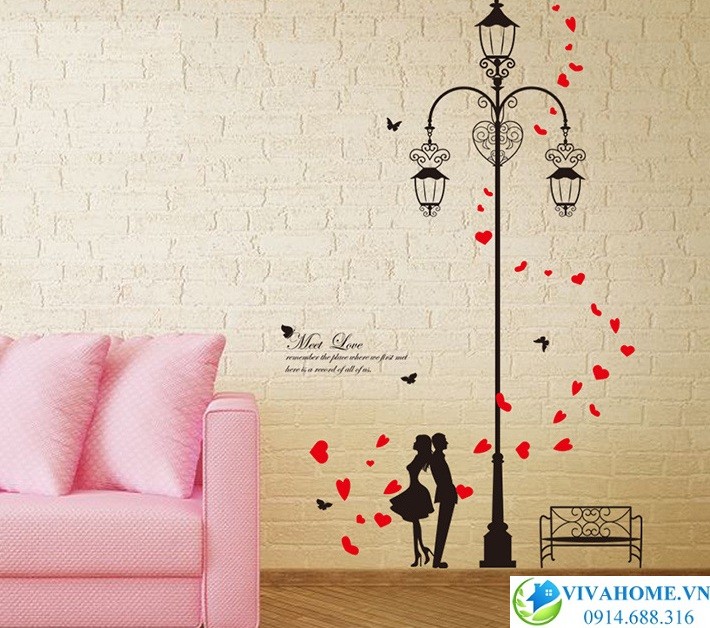 Decal dán tường Thanh xuân