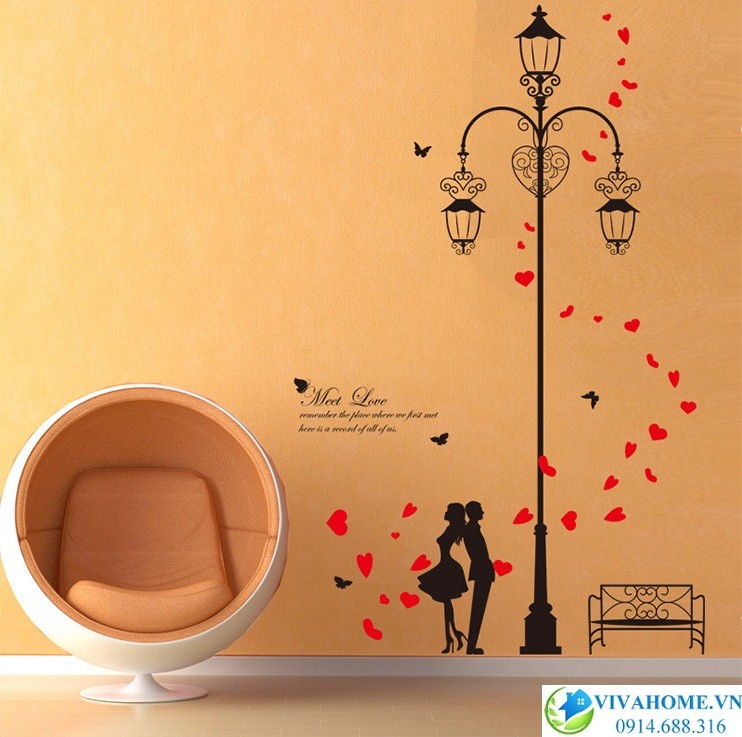 Decal dán tường Thanh xuân