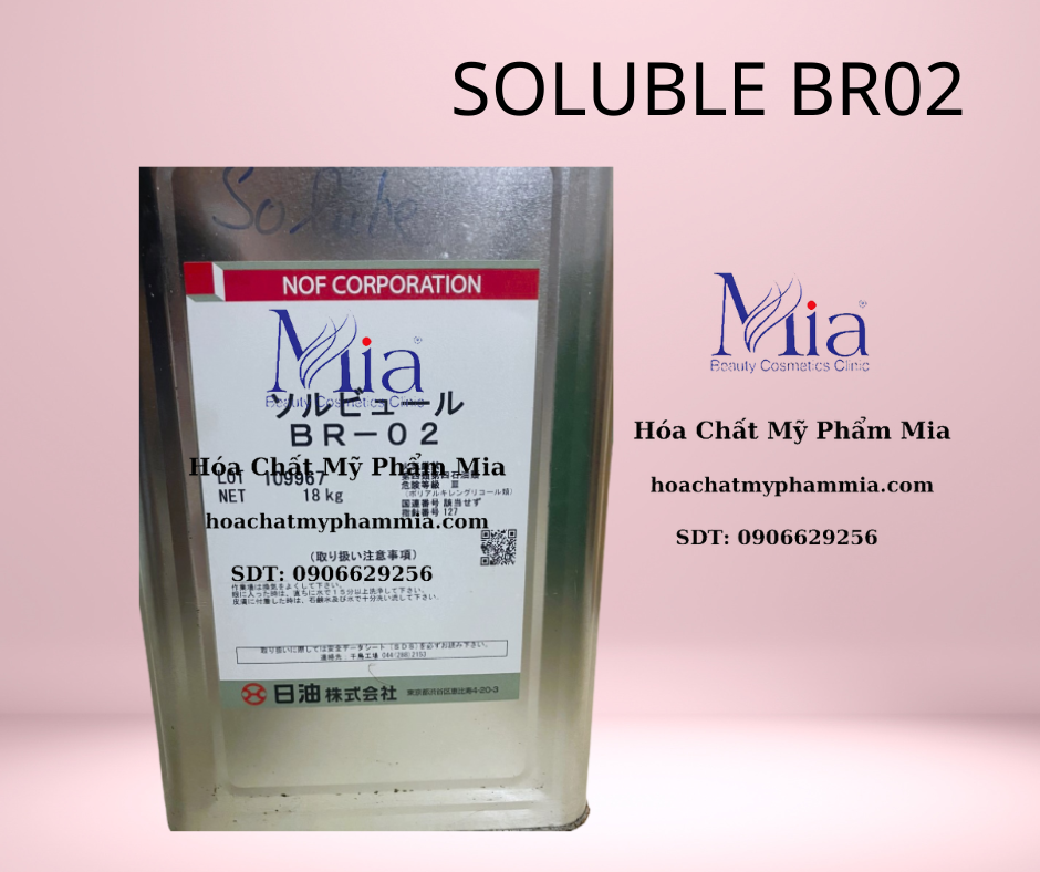 Solube BR-02 - NHŨ HÓA TẨY TRANG