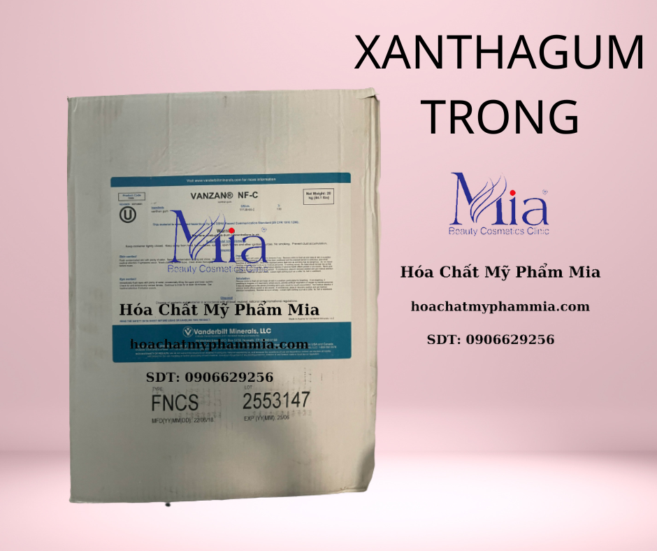 XANTHAN GUM DẠNG TRONG