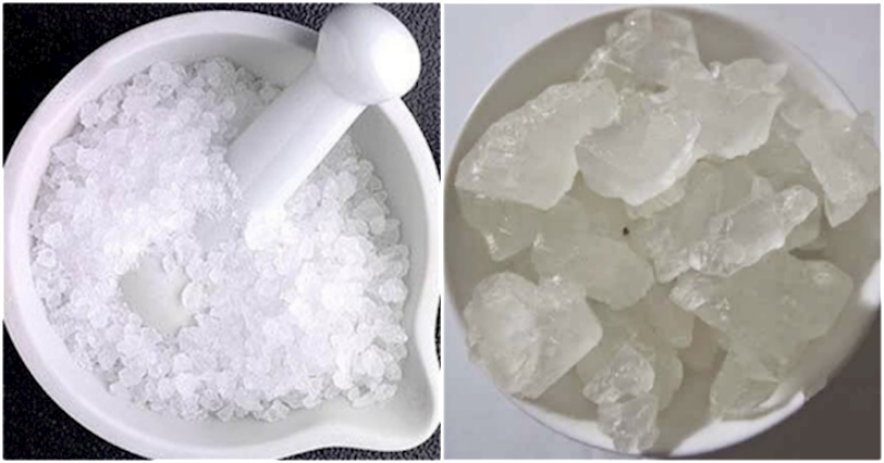 Kết hợp phèn chua với muối để trị gàu