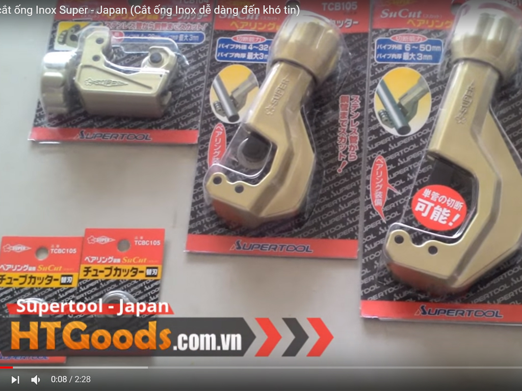 Dao cắt ống Inox dễ dàng đến khó tin